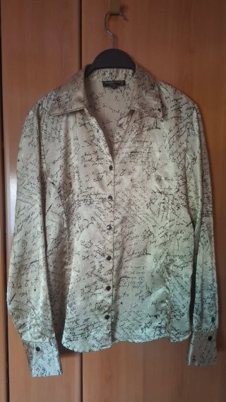Conjunto fiesta traje y blusa dorado