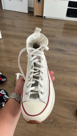 Converse Run Star Hike Talla 43/44 Blancas