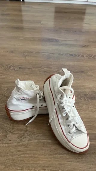 Converse Run Star Hike Talla 43/44 Blancas