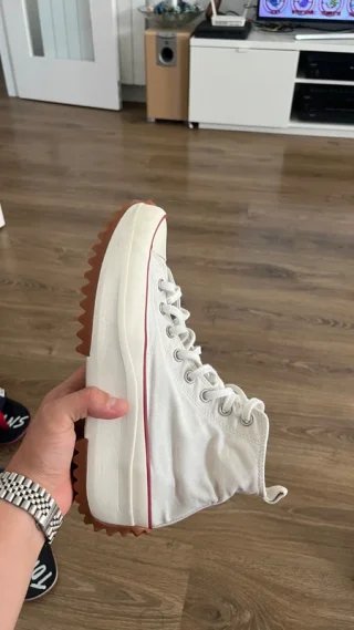 Converse Run Star Hike Talla 43/44 Blancas