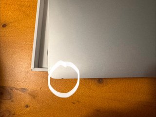 Macbook Air M1 8GB Plata + Caja + Funda protectora