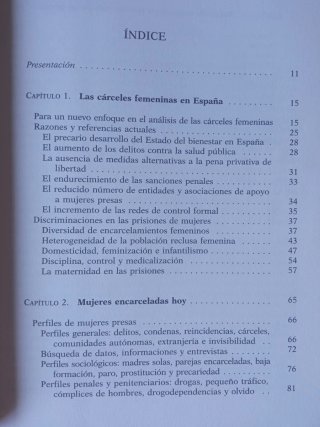 Libro Mujeres encarceladas Elisabet Almeda
