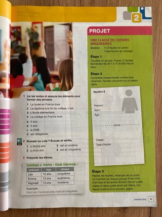 Jeu de mots plus Livre de l'élève. 1o. A1