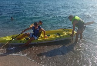 Kayak 2 plazas amarillo