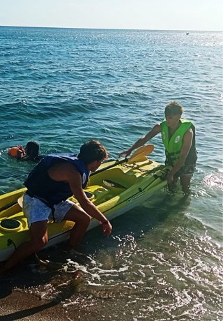 Kayak 2 plazas amarillo