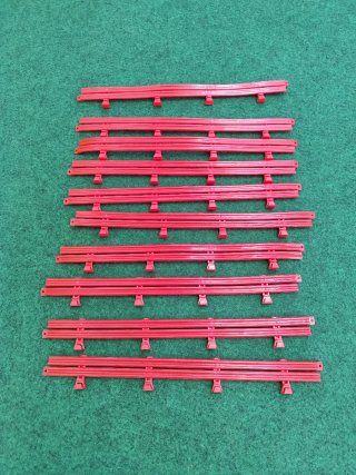 10 Vallas Scalextric Rojas