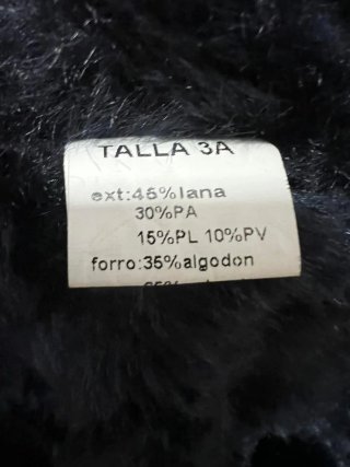 Abrigo Lolittos niña 3 años azul