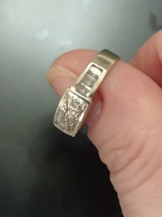Anillo Oro Blanco 18k
