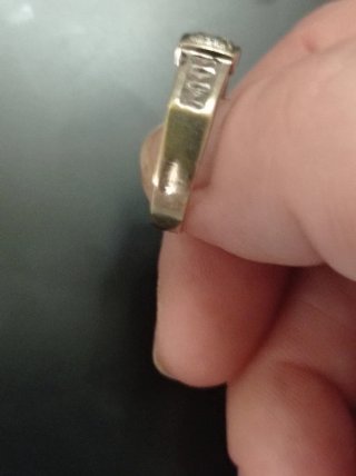 Anillo Oro Blanco 18k