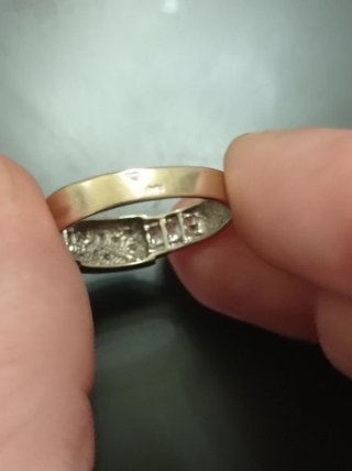 Anillo Oro Blanco 18k