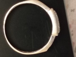 Anillo Oro Blanco 18k