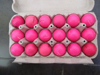18 bolas de golf Inesis rosas SOFT 500