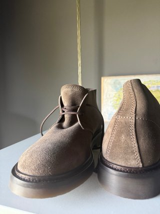 Botas Massimo Dutti Ante Beige/Marrón Nuevas