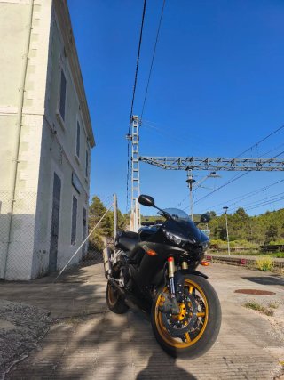 Yamaha R6 2006 Negra y Dorada