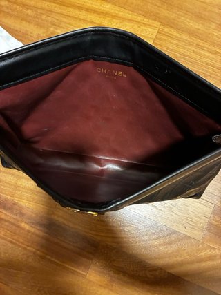 Pochette Chanel Matelassé Nera Pelle agnello