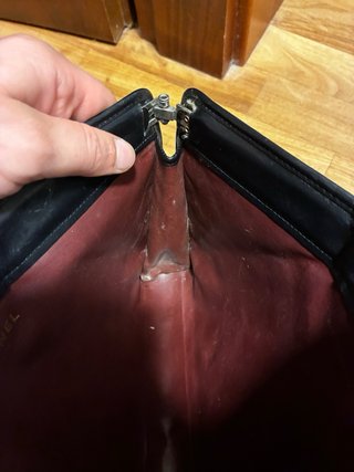 Pochette Chanel Matelassé Nera Pelle agnello
