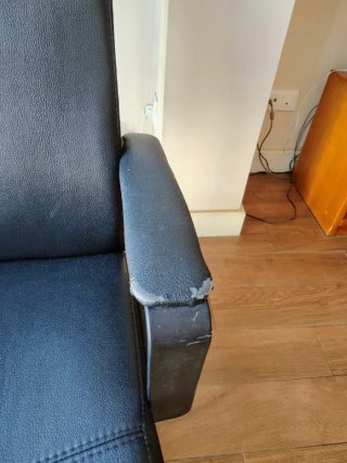 Silla de oficina negra