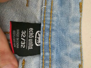 Vintage 90s Eckö UNTLD baggy pantalón y2k