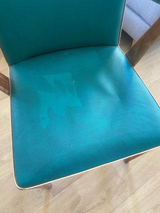Silla vintage verde