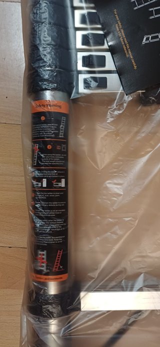 Escalera telescópica aluminio 3,8m EN SU CAJA