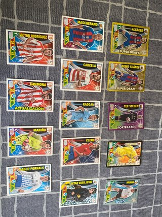 Lote cromos La Liga Santander 2016-17