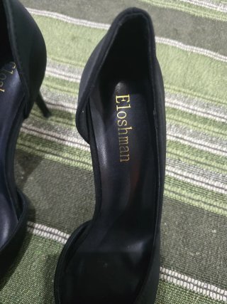 Zapatos de tacón fino Eloshman T35 negros