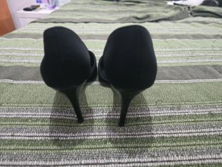 Zapatos de tacón fino Eloshman T35 negros