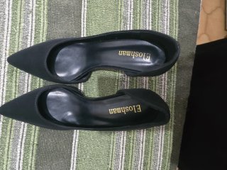 Zapatos de tacón fino Eloshman T35 negros