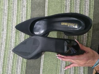Zapatos de tacón fino Eloshman T35 negros