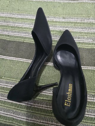 Zapatos de tacón fino Eloshman T35 negros