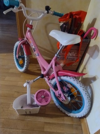 Bicicleta infantil niña rosa