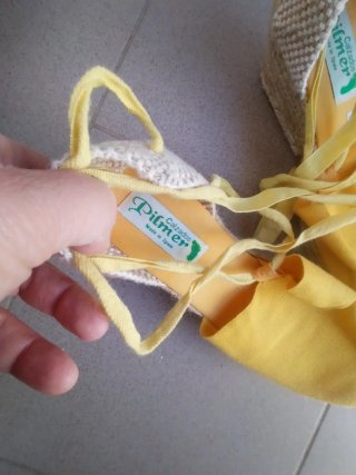 Espadrillas gialle Pimkie donna