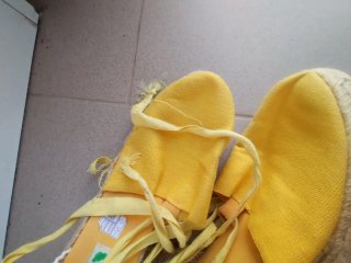Espadrillas gialle Pimkie donna