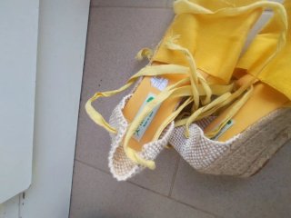Espadrillas gialle Pimkie donna