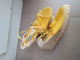 Espadrillas gialle Pimkie donna