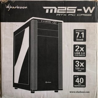 Caja PC Sharkoon M25-W Negra ATX Semitorre