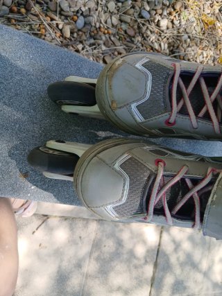 Patines Oxelo Morados/Grises Talla 35-38