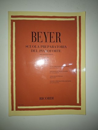 Spartiti musicali - Beyer - Scuola preparatoria