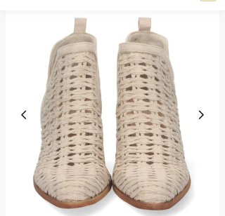 Botín verano beige nuevo