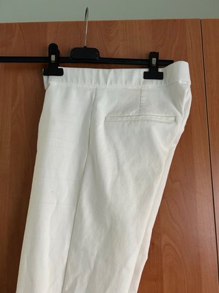 Pantalones pitillo Zara blancos