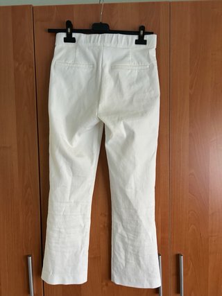 Pantalones pitillo Zara blancos