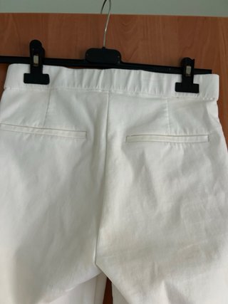 Pantalones pitillo Zara blancos