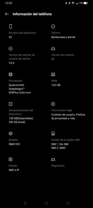Realme X2 Pro Blanco Lunar