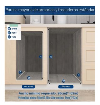 Cubo de basura extraíble 2 cubos