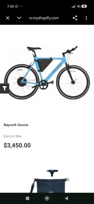 Bicicleta Eléctrica Carretera Rayvolt Ozone