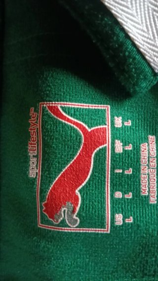 Camiseta Rugby Irlanda Puma O2 Talla L