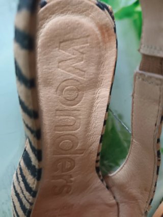 Zapatos destalonados piel Wonders
