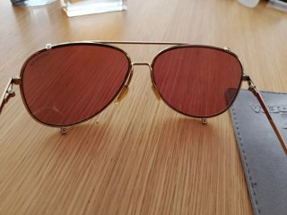 Gafas de sol Carrera vintage 90s doradas