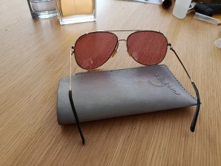 Gafas de sol Carrera vintage 90s doradas