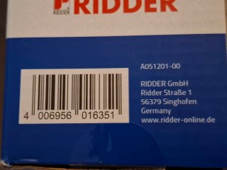 Maniglione a ventosa nuovo marca Ridder.